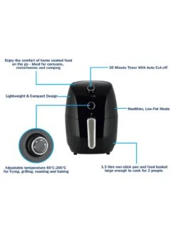 Streetwize Low Wattage 900w Air Fryer -Reata Bags Travel Shop NLE4D SQ3 0000000099 N A SLd