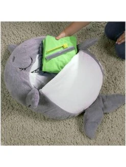 Happy Nappers Grey Shark Sleeping Bag - Large -Reata Bags Travel Shop R9XUV SQ5 0000000005 GREY SLd2