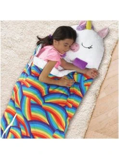 Happy Nappers White Unicorn Sleeping Bag - Large 11 Happy Nappers White Unicorn Sleeping Bag - Large -Reata Bags Travel Shop R9XUX SQ5 0000000013 WHITE SLd2