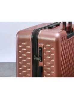 Rock Luggage Allure Large 8-Wheel Suitcase - Rose Pink -Reata Bags Travel Shop RDDCD SQ6 0000000088 NO COLOR SLd3