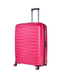 Rock Luggage Sunwave Large 8-Wheel Suitcase - Pink