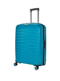 Rock Luggage Sunwave Medium 8-Wheel Suitcase - Blue