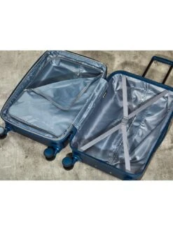 Rock Luggage Novo Carry-on 8-Wheel Suitcase - Navy -Reata Bags Travel Shop RDDET SQ5 0000000088 NO COLOR SLd2