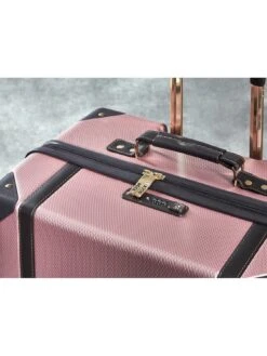 Rock Luggage Vintage Carry-on 8-Wheel Suitcase - Rose Pink -Reata Bags Travel Shop RDDEW SQ7 0000000088 NO COLOR DGy