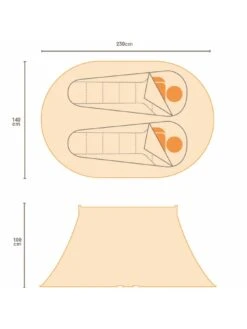 Regatta Malawi 2 Blue 2 Man Tent -Reata Bags Travel Shop RGFKN SQ7 0000000088 NO COLOR DGy