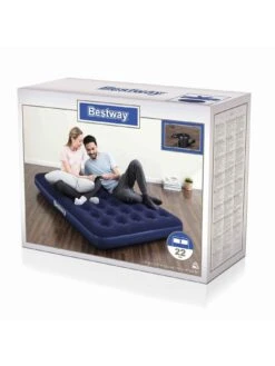 Bestway Double Flocked Airbed With Pump -Reata Bags Travel Shop RHFYQ SQ6 0000000088 NO COLOR SLd3