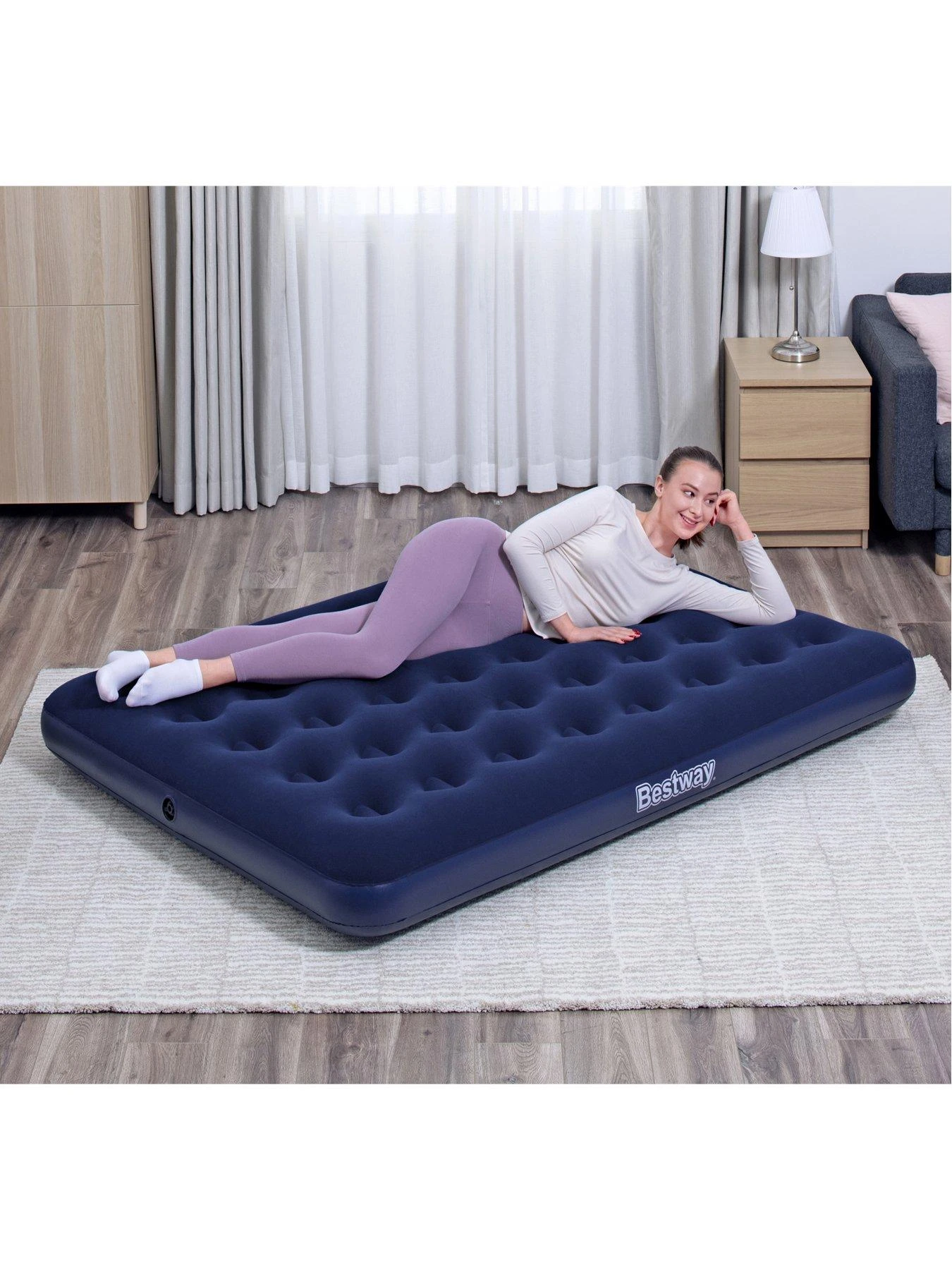 Bestway Double Flocked Airbed 9 Bestway Double Flocked Airbed - Image 7
