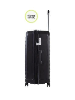 Rock Luggage Sunwave 8-Wheel Suitcases - 3 Piece Set - Black -Reata Bags Travel Shop RJUX3 SQ2 0000000004 BLACK SLa