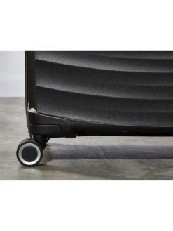 Rock Luggage Sunwave 8-Wheel Suitcases - 3 Piece Set - Black -Reata Bags Travel Shop RJUX3 SQ3 0000000004 BLACK SLd