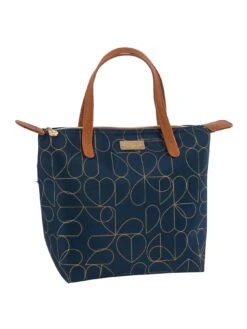 BEAU & ELLIOT Navy Luxury Insulated Picnic Lunch Tote