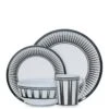 Streetwize Camping/Caravan Melamine Dinnerware Set - Stripe -Reata Bags Travel Shop RLPV7 SQ1 0000000099 N A SLf