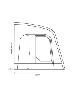 OUTDOOR REVOLUTION Sportlite Air 400 Caravan Porch Awning -Reata Bags Travel Shop RM7EC SQ7 0000000088 NO COLOR DGy
