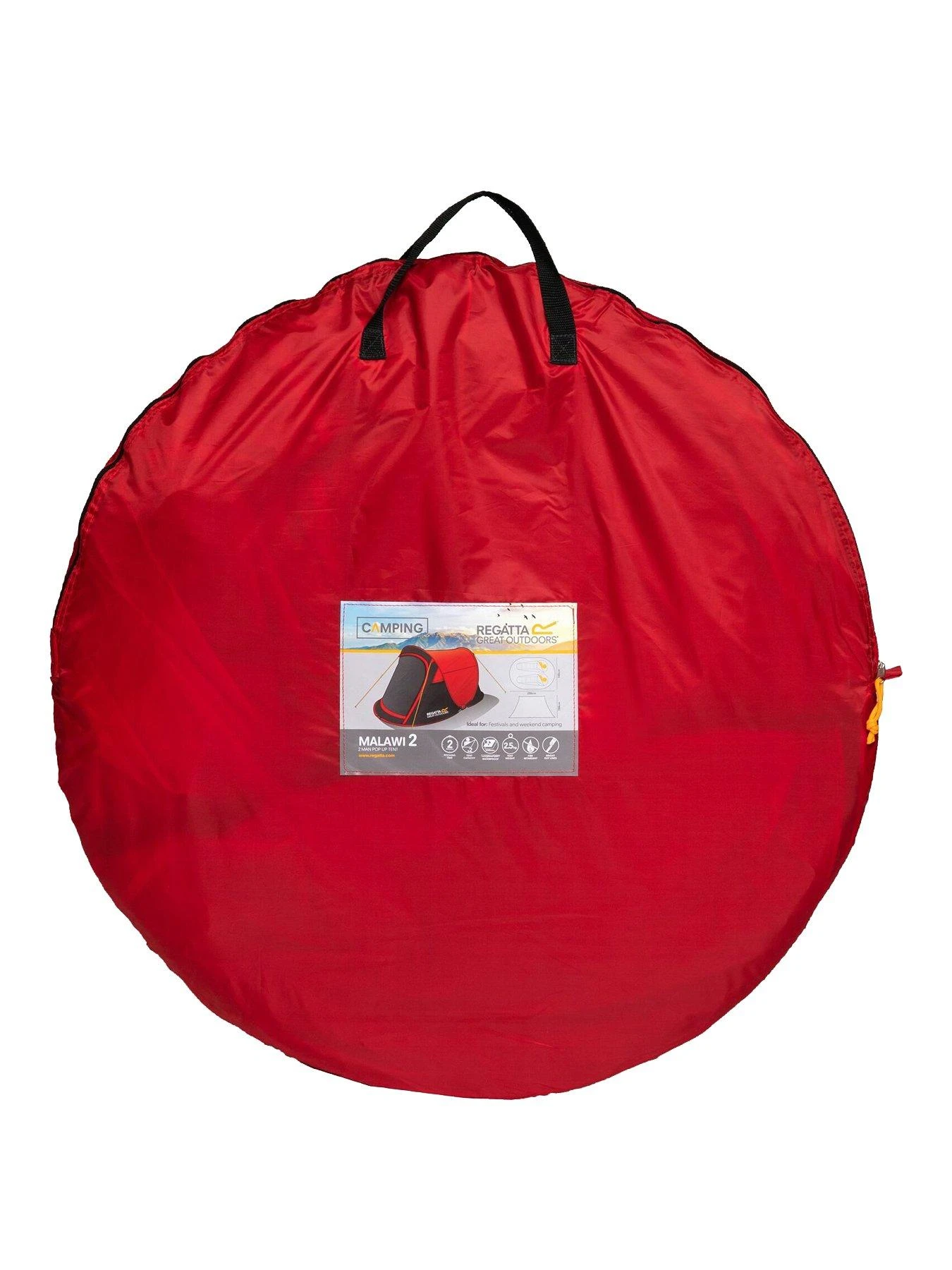 Regatta Malawi 2 Person Tent Pepper 4 Regatta Malawi 2 Person Tent Pepper - Image 2