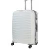 Rock Luggage Sunwave 8-Wheel Suitcase Medium - White 2 Rock Luggage Sunwave 8-Wheel Suitcase Medium - White -Reata Bags Travel Shop RYPUD SQ1 0000000013 WHITE SLf