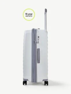 Rock Luggage Sunwave 8-Wheel Suitcase Medium - White -Reata Bags Travel Shop RYPUD SQ3 0000000013 WHITE SLd