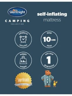 Silentnight Self Inflating Mat Double -Reata Bags Travel Shop T4ETM SQ7 0000000088 NO COLOR DGy