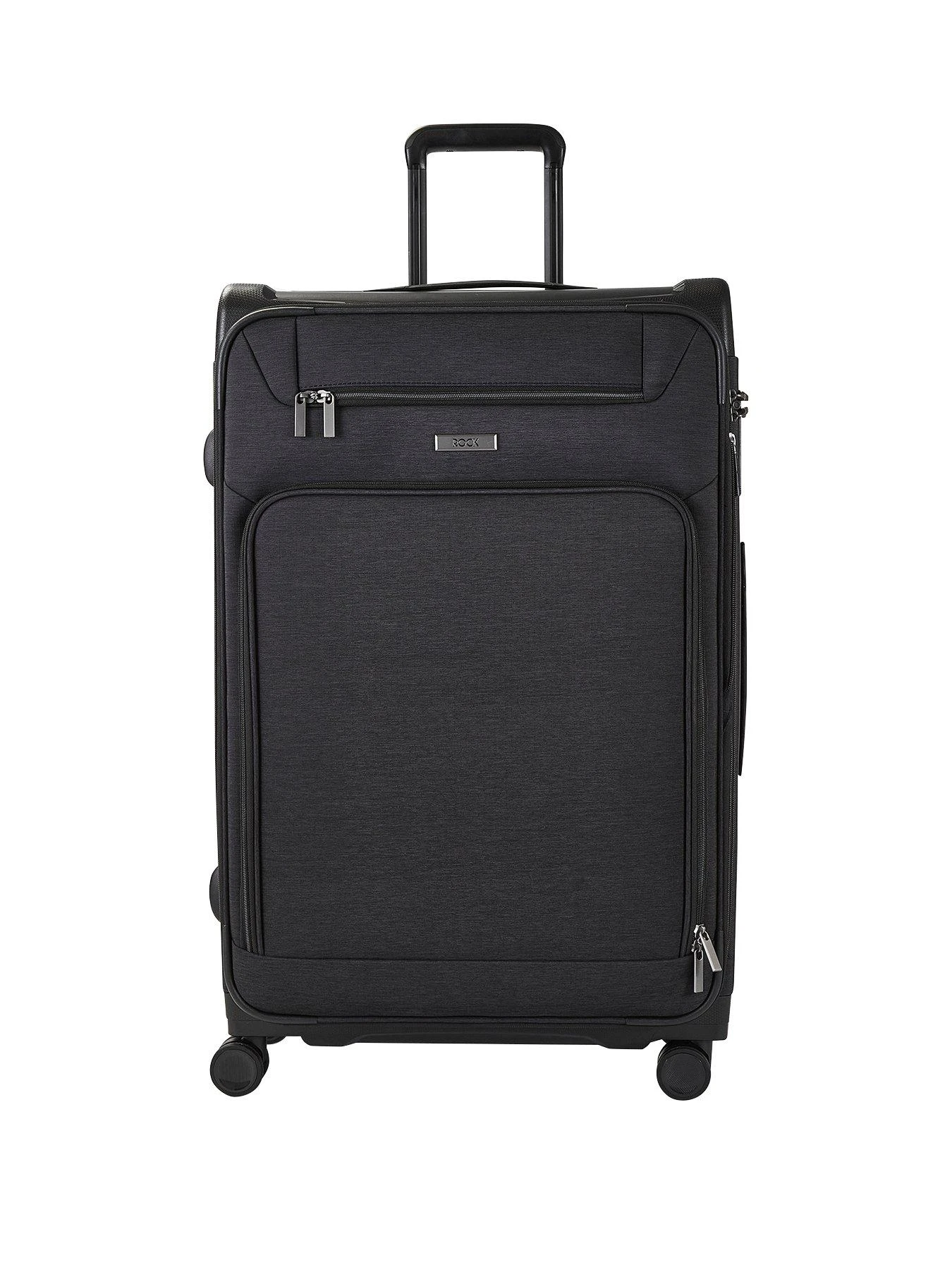 Rock Luggage Parker 8-Wheel Suitcases 3 Piece Set - Black 4 Rock Luggage Parker 8-Wheel Suitcases 3 Piece Set - Black - Image 2