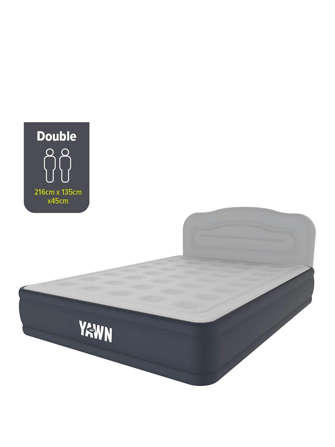 Yawn Air Bed DELXUE With Custom Fitted Sheet Included, Double 4 Yawn Air Bed DELXUE With Custom Fitted Sheet Included, Double - Image 2