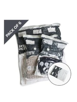Yawn Air Push Back Vacuum Reusable Storage Bags - Mixed Pack