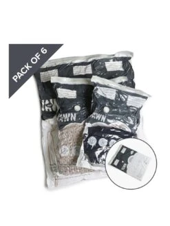 Yawn Air Push Back Vacuum Reusable Storage Bags - Extra Large Pack
