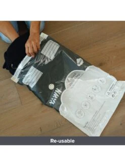 Yawn Air Push Back Vacuum Reusable Storage Bags - Extra Large Pack -Reata Bags Travel Shop TQFUA SQ4 0000000088 NO COLOR SLd1