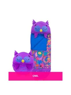 Happy Nappers Purple Owl Sleeping Bag - Medium -Reata Bags Travel Shop TQFUD SQ2 0000000088 NO COLOR SLa