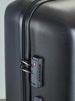 Rock Luggage Byron 4 Wheel Hardsell Medium Suitcase - Black -Reata Bags Travel Shop U9PQ3 SQ4 0000000004 BLACK SLd1