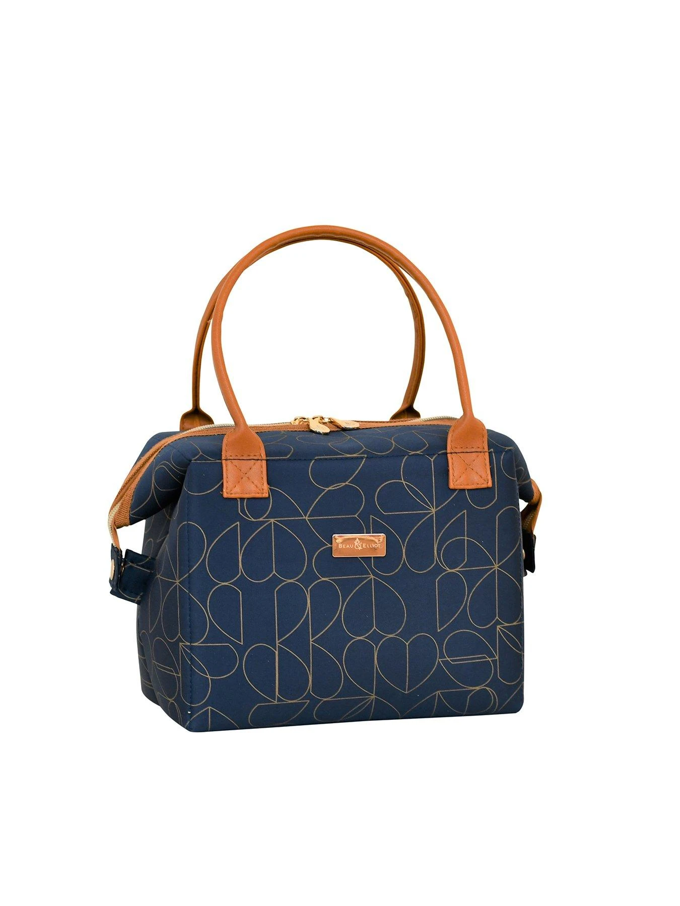 BEAU & ELLIOT 'Navy' Convertible 2 In 1 Insulated Picnic Lunch Bag 4 BEAU & ELLIOT 'Navy' Convertible 2 In 1 Insulated Picnic Lunch Bag - Image 2