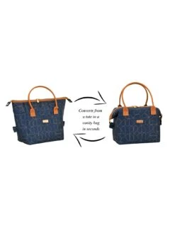 BEAU & ELLIOT 'Navy' Convertible 2 In 1 Insulated Picnic Lunch Bag 7 BEAU & ELLIOT 'Navy' Convertible 2 In 1 Insulated Picnic Lunch Bag -Reata Bags Travel Shop UFDFY SQ3 0000000099 N A SLd