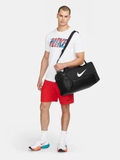 Nike Train Brasilia Small Duffel Bag -Reata Bags Travel Shop UHFPL SQ2 0000000019 BLACK WHITE MDf