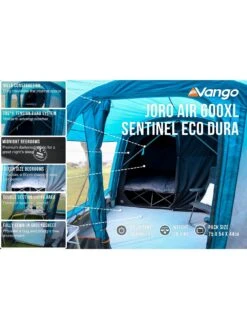 Vango Joro 600XL - 6 Person Airbeam Tent 10 Vango Joro 600XL - 6 Person Airbeam Tent -Reata Bags Travel Shop ULFVP SQ3 0000000099 N A SLd