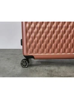 Rock Luggage Allure 2 Piece Set Hardshell 8 Wheel Spinner - ROSE PINK -Reata Bags Travel Shop URWNG SQ4 0000000063 PINK SLd1