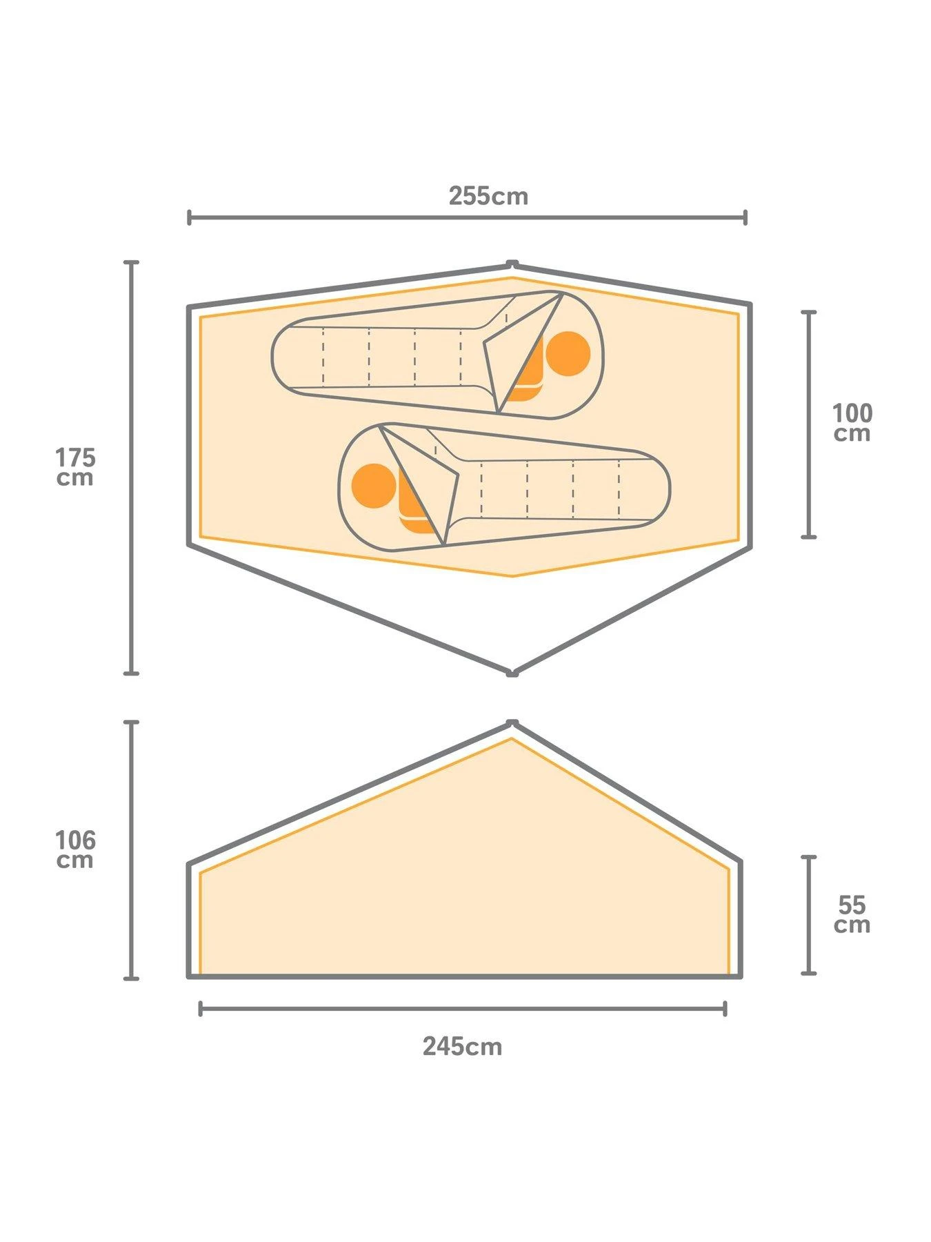 Regatta Montegra 2-Person Tent 9 Regatta Montegra 2-Person Tent - Image 7