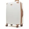 Rock Luggage Carnaby 8 Wheel Hardshell Large Suitcase - Cream -Reata Bags Travel Shop UYG7T SQ1 0000000067 CREAM SLf