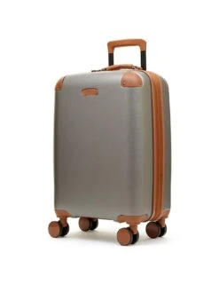 Rock Luggage Carnaby 8 Wheel Hardshell Cabin Suitcase - Platinum
