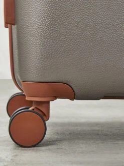 Rock Luggage Carnaby 8 Wheel Hardshell Cabin Suitcase - Platinum -Reata Bags Travel Shop UYG7V SQ3 0000000005 GREY SLd