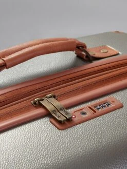 Rock Luggage Carnaby 8 Wheel Hardshell Cabin Suitcase - Platinum -Reata Bags Travel Shop UYG7V SQ6 0000000005 GREY SLd3