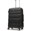 Rock Luggage Bali 8 Wheel Hardshell Medium Suitcase - Black