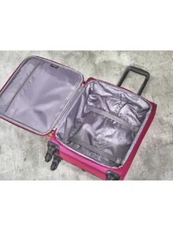 Rock Luggage Jewel 4 Wheel Soft Cabin Suitcase - Pink -Reata Bags Travel Shop UYG8K SQ5 0000000063 PINK SLd2