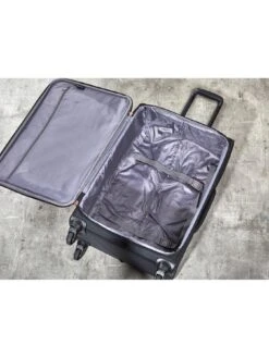 Rock Luggage Jewel 3 Piece Set Soft 4 Wheel Spinner - Black -Reata Bags Travel Shop UYG8V SQ5 0000000004 BLACK SLd2