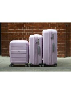 Rock Luggage Tulum 8 Wheel Hardshell Cabin Suitcase - Lilac -Reata Bags Travel Shop UYVH8 SQ7 0000000389 LILAC DGy