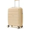 Rock Luggage Tulum 8 Wheel Hardshell Cabin Suitcase - Beige 1 Rock Luggage Tulum 8 Wheel Hardshell Cabin Suitcase - Beige -Reata Bags Travel Shop UYVHW SQ1 0000000108 BEIGE SLf
