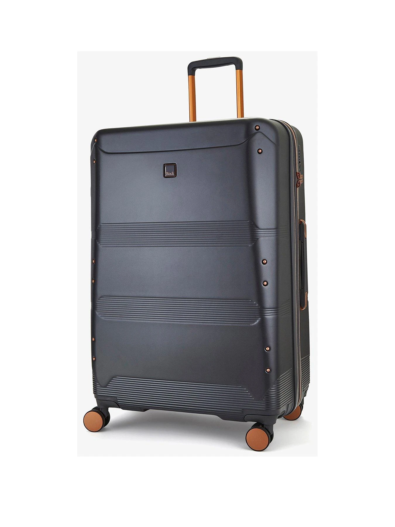 Rock Luggage Mayfair 8 Wheel Hardshell Large Suitcase - Charcoal 3 Rock Luggage Mayfair 8 Wheel Hardshell Large Suitcase - Charcoal