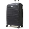 Rock Luggage Prime 8 Wheel Hardshell Large Suitcase - Black