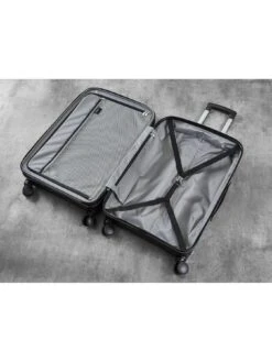 Rock Luggage Prime 8 Wheel Hardshell Large Suitcase - Black -Reata Bags Travel Shop UYVJN SQ6 0000000004 BLACK SLd3