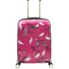 Sara Miller Small Pink Heron 4 Wheel Trolley Suitcase -Reata Bags Travel Shop V2UVT SQ1 0000000088 NO COLOR SLf
