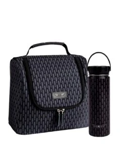 BEAU & ELLIOT 'Manhattan' Insulated Large Picnic Lunch Bag + Stainless Steel Insulated Drinks Bottle 