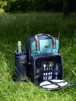 BEAU & ELLIOT Confetti Mini - Insulated 2 Person Filled Picnic Backpack Set With Bottle Holder (16L) 7 BEAU & ELLIOT Confetti Mini - Insulated 2 Person Filled Picnic Backpack Set With Bottle Holder (16L) -Reata Bags Travel Shop VD8WR SQ3 0000000099 N A SLd