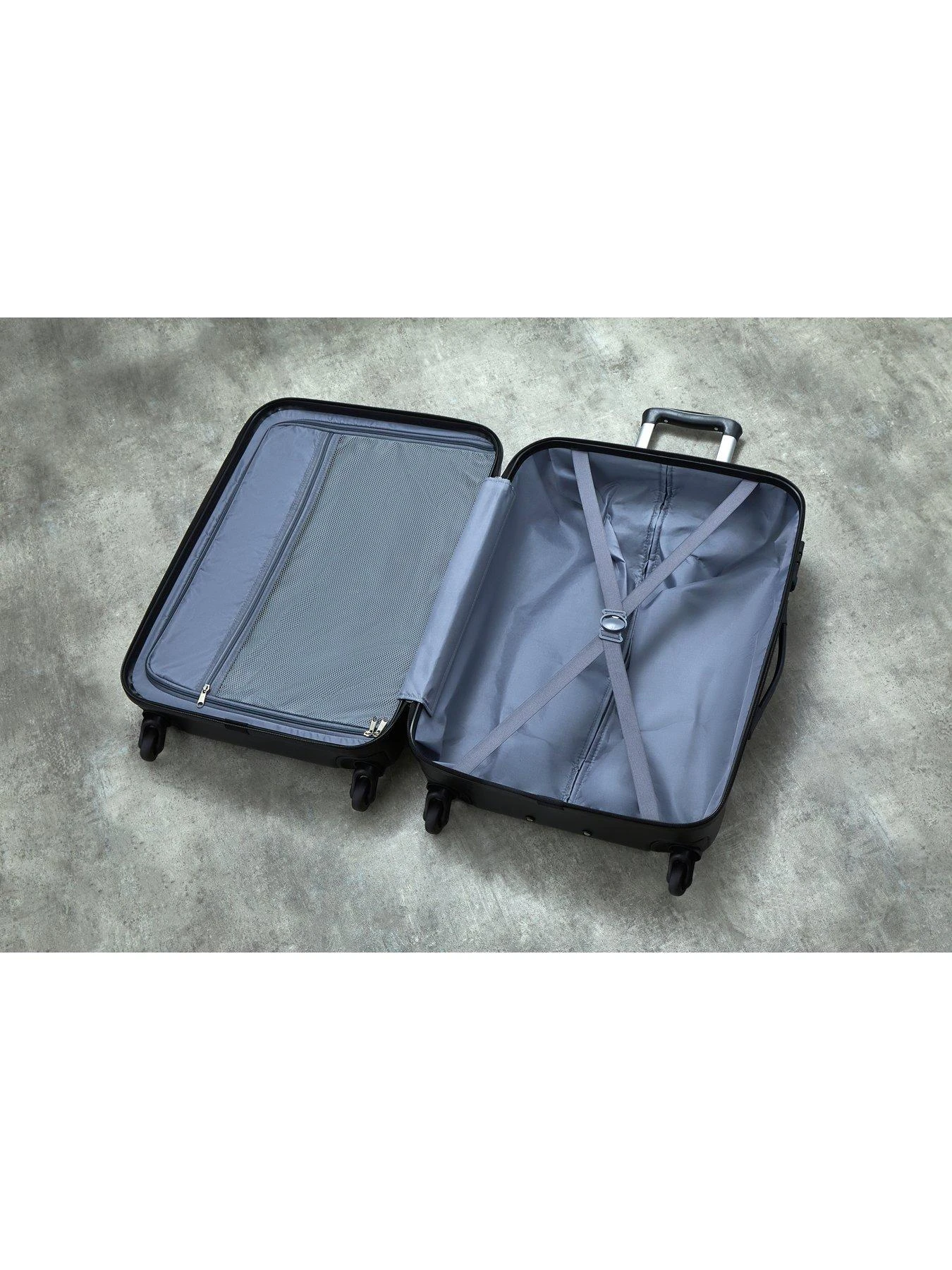 Rock Luggage Byron 3 Piece Set Hardshell 4 Wheel TSA Spinner - Orange 6 Rock Luggage Byron 3 Piece Set Hardshell 4 Wheel TSA Spinner - Orange - Image 4