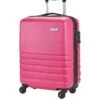 Rock Luggage Bryon 4 Wheel Hardshell Cabin TSA Suitcase - Pink -Reata Bags Travel Shop VENZ9 SQ1 0000000063 PINK SLf